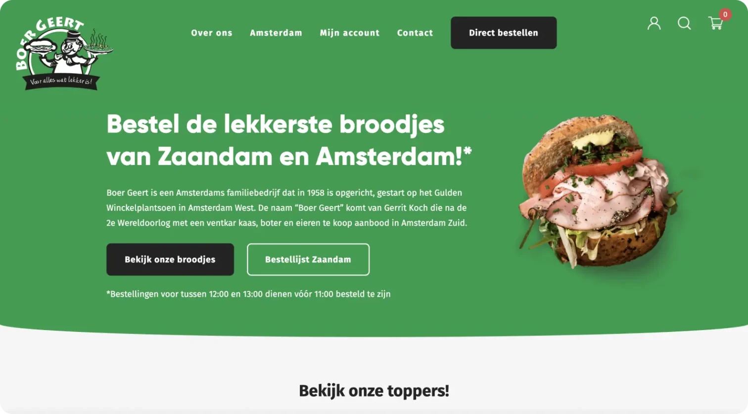Website van Boer Geert